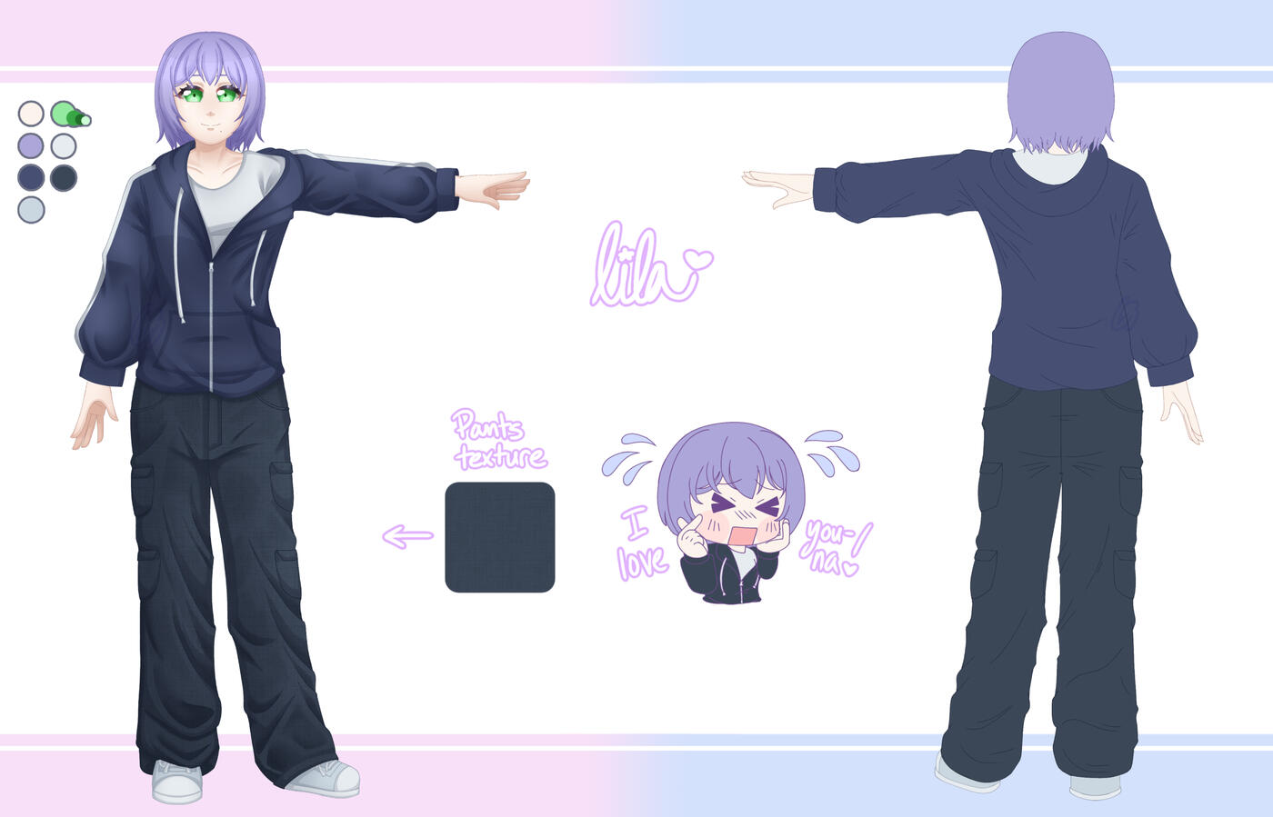 Yoona Casual Design Sheet by shiro