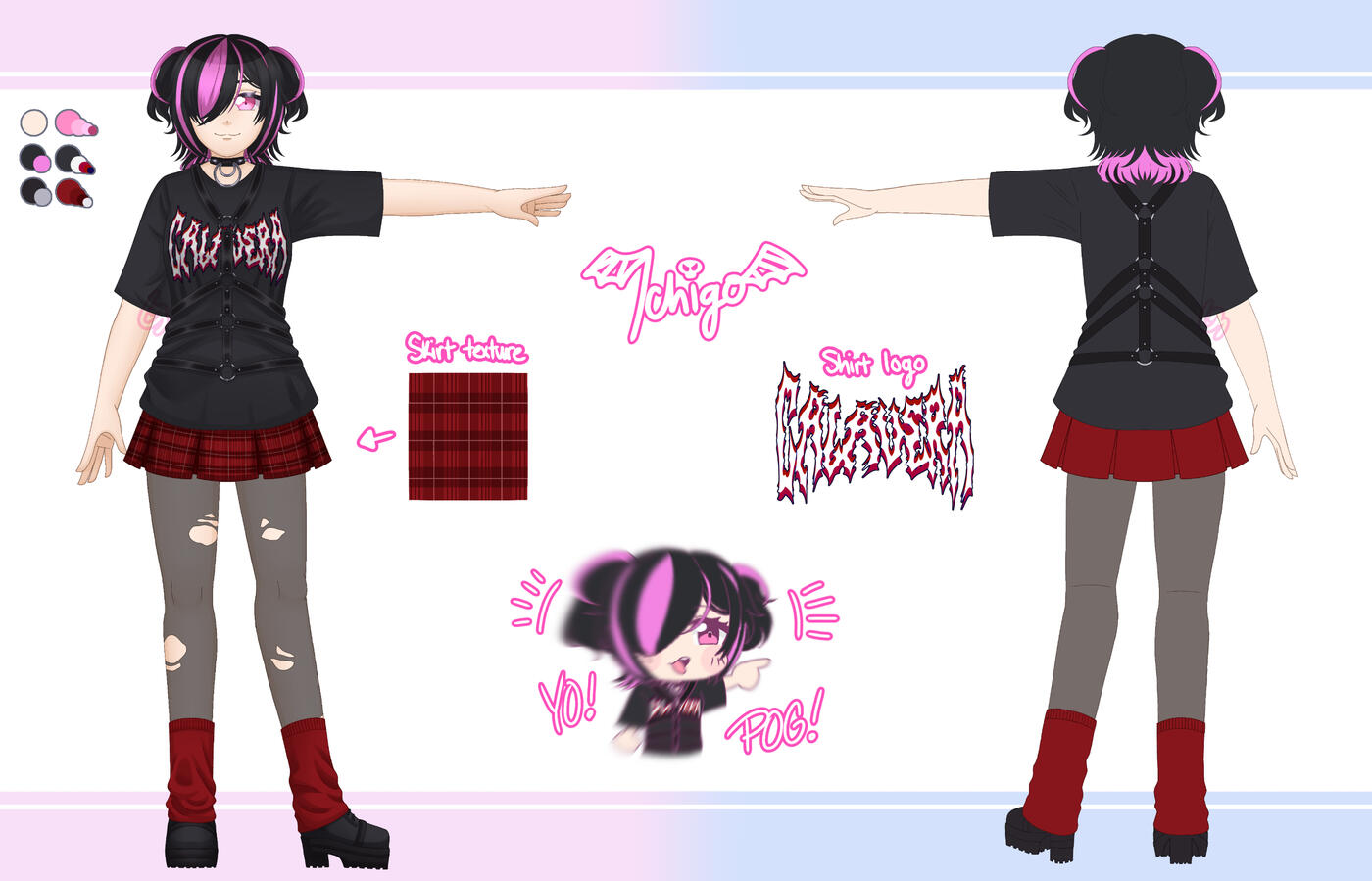 Evie Casual Design Sheet by shiro