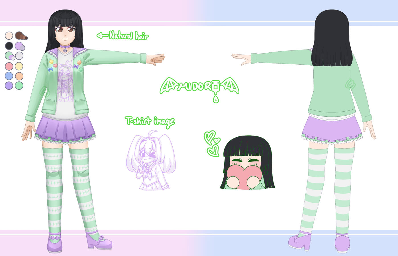 Chiaki Casual Design Sheet by shiro